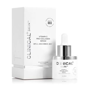 Clinical + Skin Vitamin C Pro-Collagen Serum 20% L-Ascorbic Acid